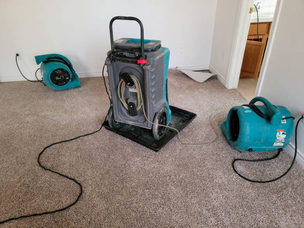 Water damage restoration process in San Antonio Heights, CA